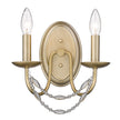 Golden - 7644-2W GA - Two Light Wall Sconce - Mirabella - Golden Aura