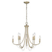 Golden - 8322-8 WG - Eight Light Chandelier - Kamila - White Gold