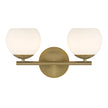 Designers Fountain - D251H-2B-BG - Two Light Vanity - Moon Breeze - Brushed Gold