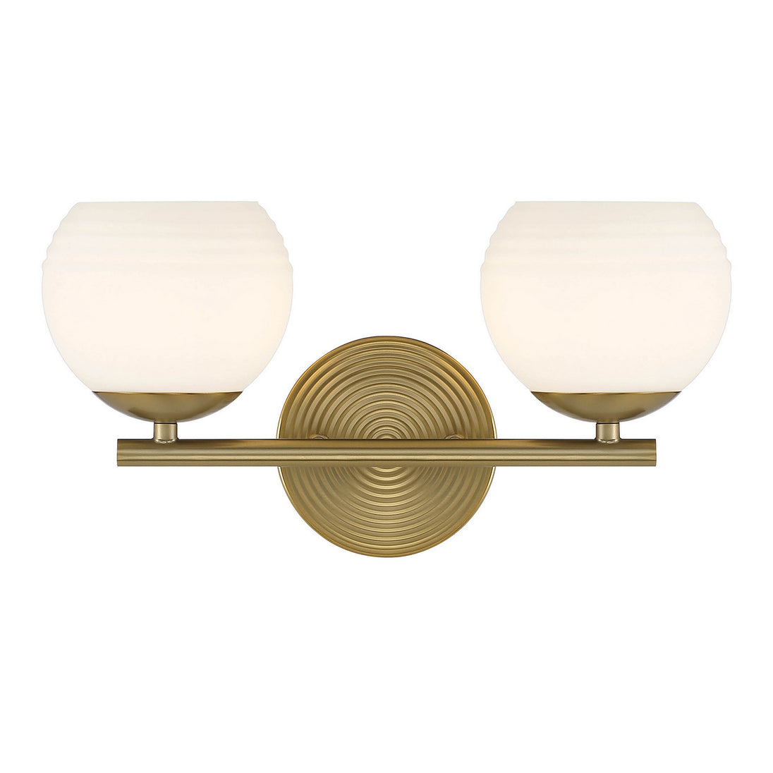 Designers Fountain - D251H-2B-BG - Two Light Vanity - Moon Breeze - Brushed Gold