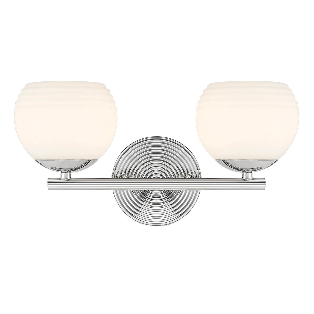 Designers Fountain - D251H-2B-PN - Two Light Vanity - Moon Breeze - Polished Nickel