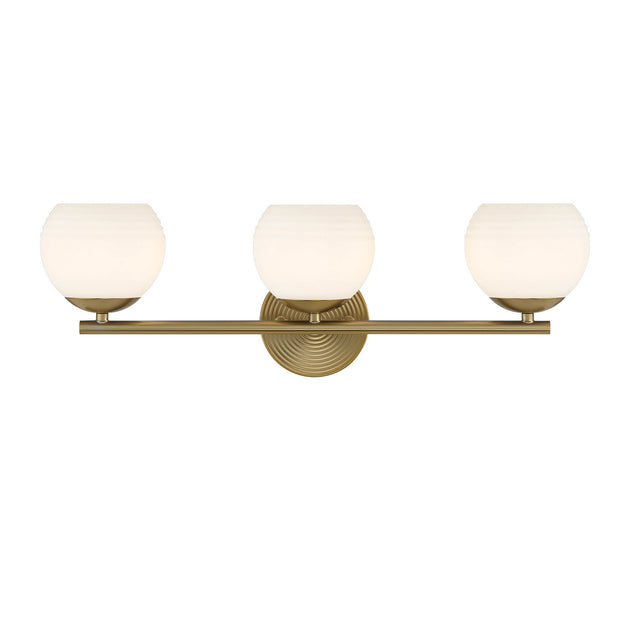 Designers Fountain - D251H-3B-BG - Three Light Vanity - Moon Breeze - Brushed Gold
