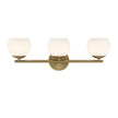 Designers Fountain - D251H-3B-BG - Three Light Vanity - Moon Breeze - Brushed Gold