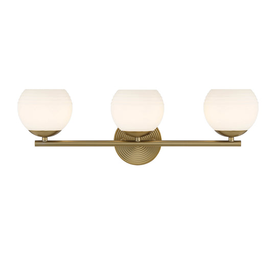 Designers Fountain - D251H-3B-BG - Three Light Vanity - Moon Breeze - Brushed Gold