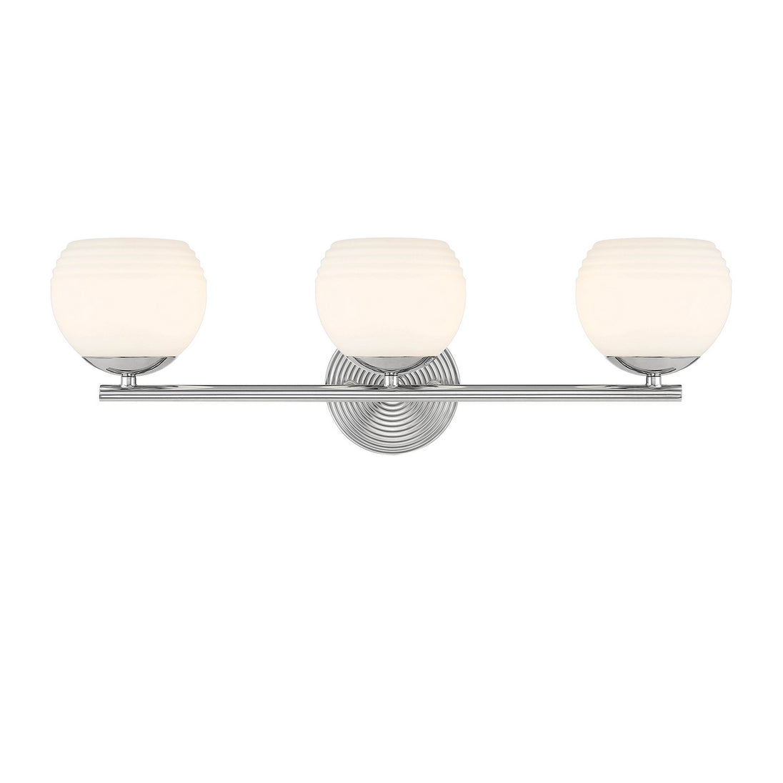 Designers Fountain - D251H-3B-PN - Three Light Vanity - Moon Breeze - Polished Nickel