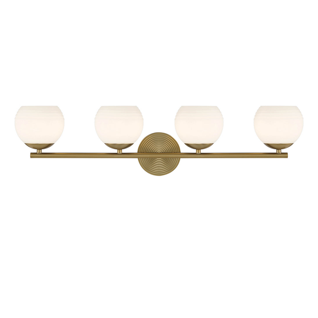 Designers Fountain - D251H-4B-BG - Four Light Vanity - Moon Breeze - Brushed Gold