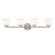 Designers Fountain - D251H-4B-PN - Four Light Vanity - Moon Breeze - Polished Nickel