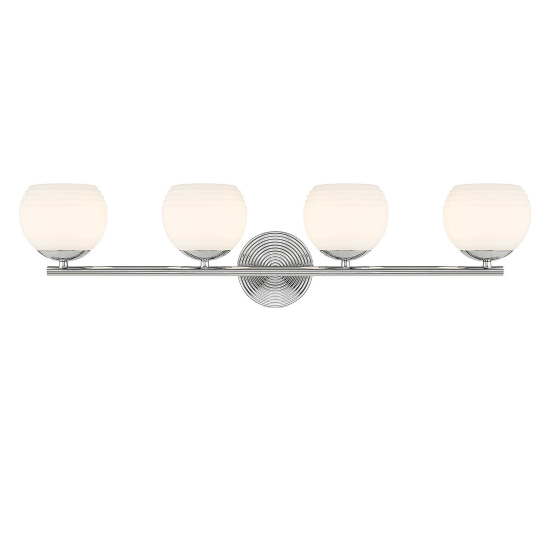 Designers Fountain - D251H-4B-PN - Four Light Vanity - Moon Breeze - Polished Nickel