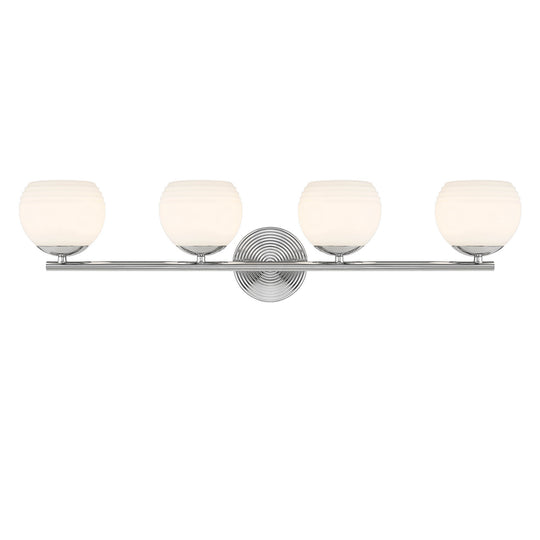 Designers Fountain - D251H-4B-PN - Four Light Vanity - Moon Breeze - Polished Nickel