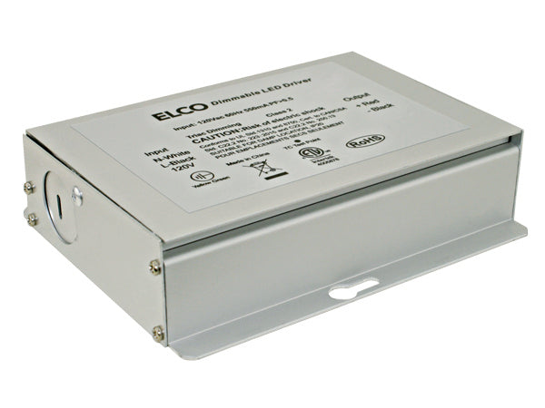 Elco Lighting - DRVE24V24DW - Electronice Led Driver 24Vdc 24W Dimmabl