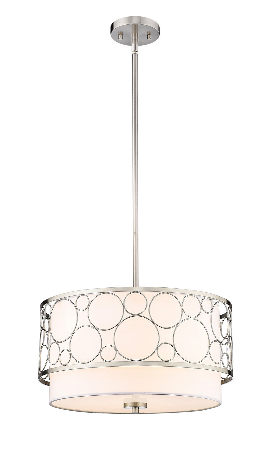 Z-Lite - 197-17BN - Three Light Pendant - Kendall - Brushed Nickel