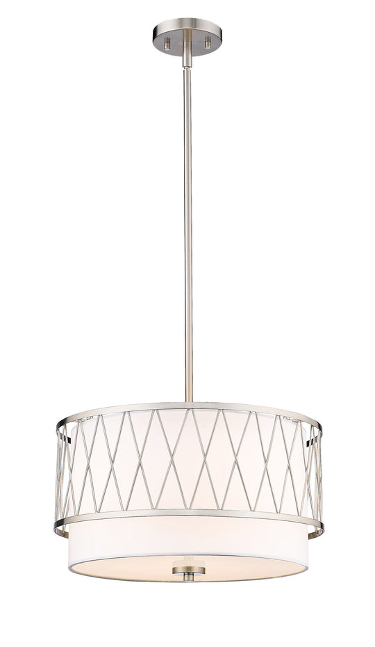 Z-Lite - 198-17BN - Three Light Pendant - Dalton - Brushed Nickel