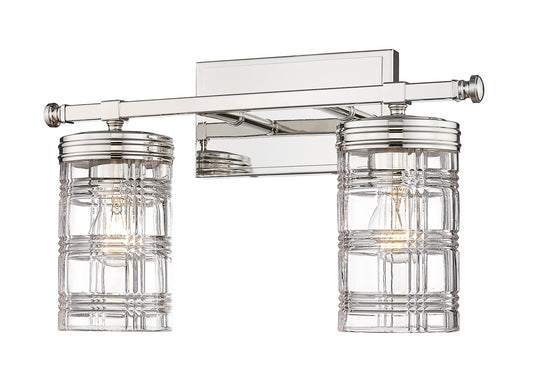 Z-Lite - 344-2V-PN - Two Light Vanity - Archer - Polished Nickel