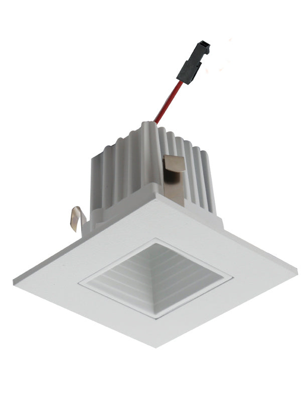 Elco Lighting - E215C1830W - 2" Sqr Led Baffle Trim Hi Lume 3K - All White