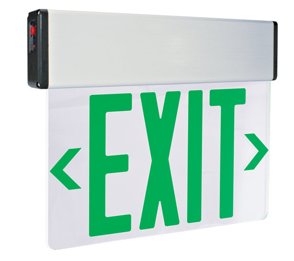 Elco Lighting - EDGLIT1R-C - Led Edglt Ext Sngl Fc Rd 120/277V Cal - Red Letters