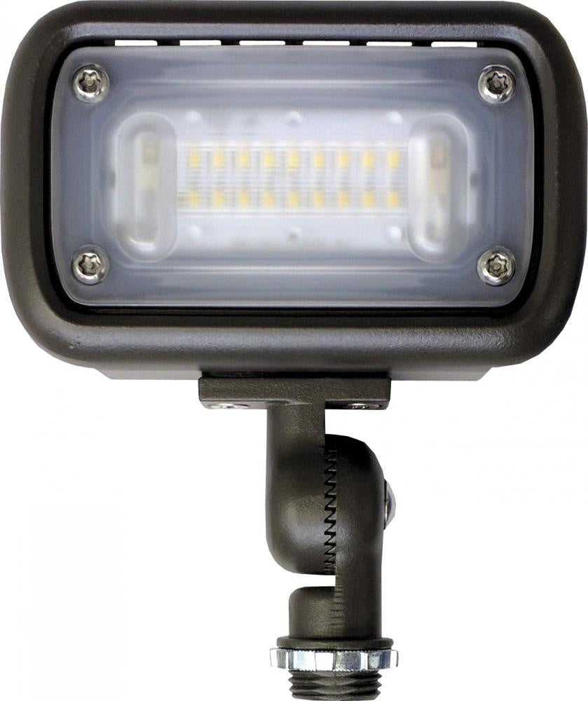 Elco Lighting - EFL15S40WFK - 15W Led Fld Lt 120/277V W/Knuckle 1500Ln - Dark Bronze