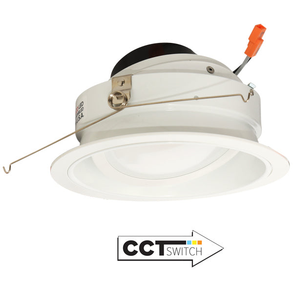 Elco Lighting - EL477CT5W - 6" Led Adjstbl Insrt Par38 5Cct - All White