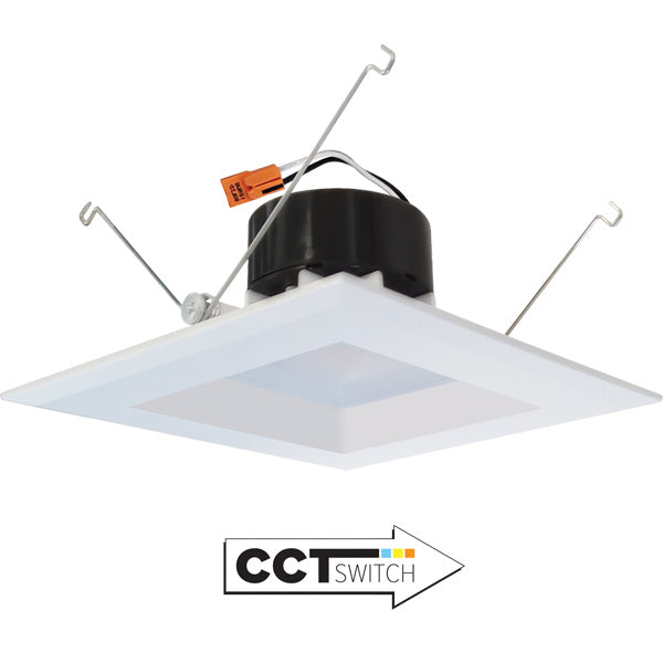 Elco Lighting - EL552CT5W - 5" Sqr Led Insrt Rflctr 15W 1000Lm 5Cct - All White