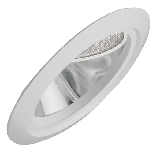 Elco Lighting - EL608C - 6" Par38 Gimbal Rflctr For Super Slope - Clear with White Trim