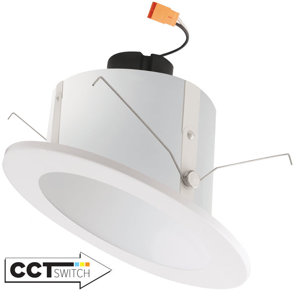 Elco Lighting - EL715CT5W - 6"Slp Clng Rflctr Insrt Gmbl 1050Lm 5Cct - All White