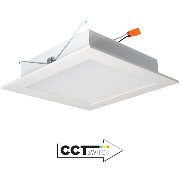 Elco Lighting - EL881CT5W - 8" Sq Led Insrt 1460 Lmn 5Cct - All White