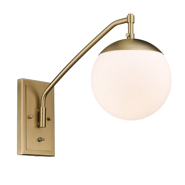 Golden - 3699-A1W BCB-OP - One Light Wall Sconce - Glenn BCB - Brushed Champagne Bronze