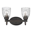 Golden - 8001-BA2 RBZ-SD - Two Light Bath Vanity - Parrish RBZ - Rubbed Bronze