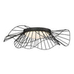 Golden - 9136-FM24 NB-OP - LED Flush Mount - Elena - Natural Black