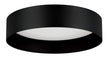 Eglo USA - 205628A - LED Flush Mount - Ester - Exterior: Structured Black Interior: Matte White