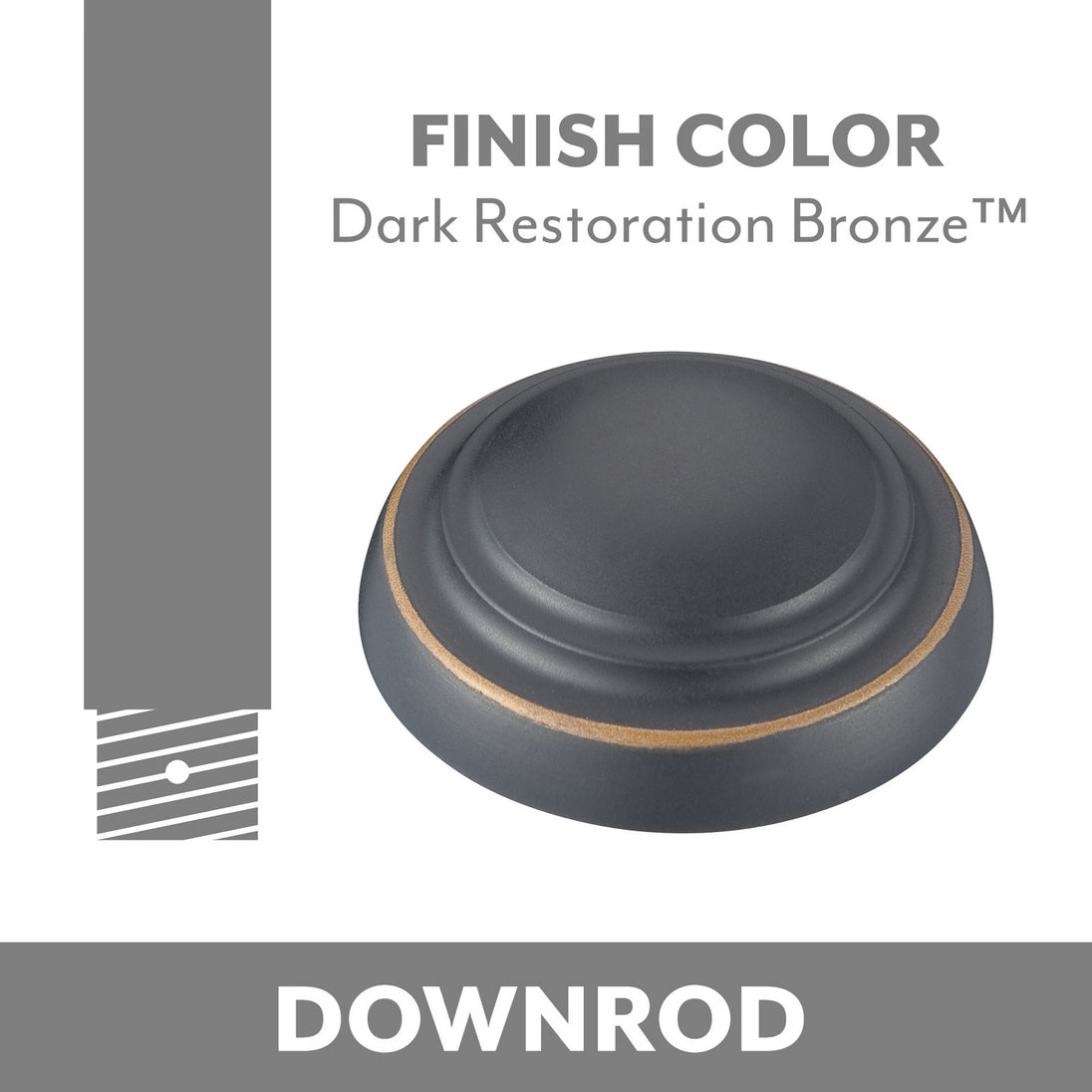 Minka Aire - DR500-DRB - Ceiling Fan Downrod Coupler - Minka Aire - Dark Restoration Bronze