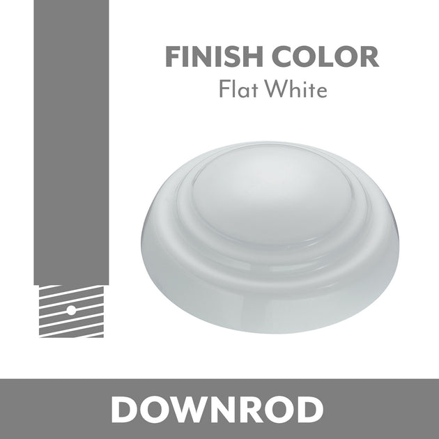 Minka Aire - DR518-WHF - Ceiling Fan Downrod - Minka Aire - Flat White