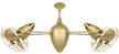 Matthews Fan Company - AR-BRBR-MTL - 48"Ceiling Fan - Ar Ruthiane - Brushed Brass