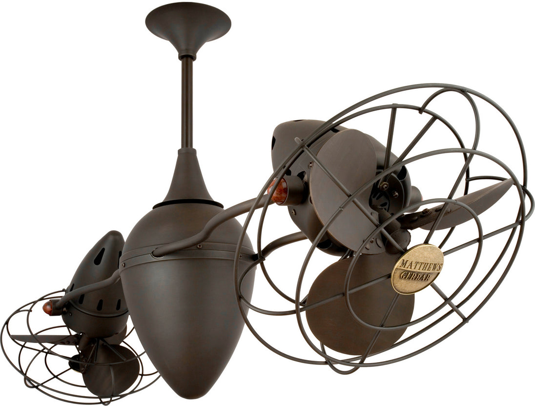 Matthews Fan Company - AR-BZZT-MTL - 48"Ceiling Fan - Ar Ruthiane - Bronzette