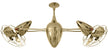 Matthews Fan Company - AR-PB-MTL - 48"Ceiling Fan - Ar Ruthiane - Polished Brass