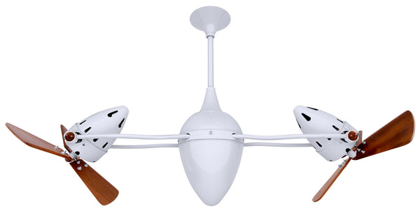 Matthews Fan Company - AR-WH-WD - 48"Ceiling Fan - Ar Ruthiane - Gloss White