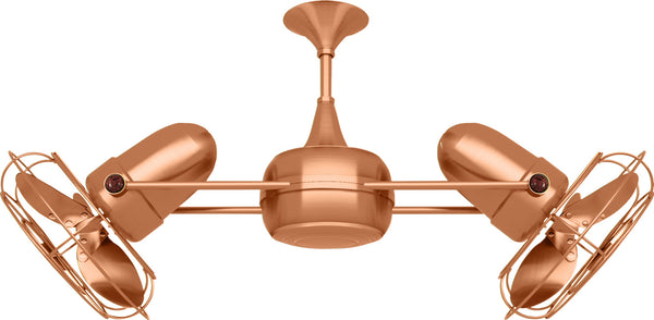 Matthews Fan Company - DD-BRCP-MTL - 36"Ceiling Fan - Duplo-Dinamico - Brushed Copper