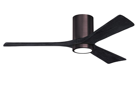 Matthews Fan Company - IR3HLK-BB-BK-52 - 52"Ceiling Fan - Irene - Brushed Bronze