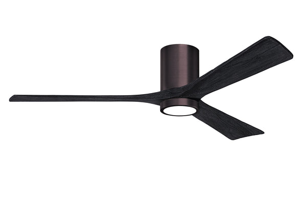 Matthews Fan Company - IR3HLK-BB-BK-60 - 60"Ceiling Fan - Irene - Brushed Bronze