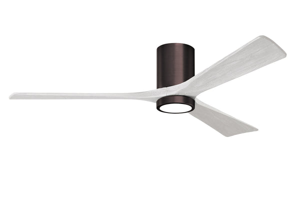 Matthews Fan Company - IR3HLK-BB-MWH-60 - 60"Ceiling Fan - Irene - Brushed Bronze