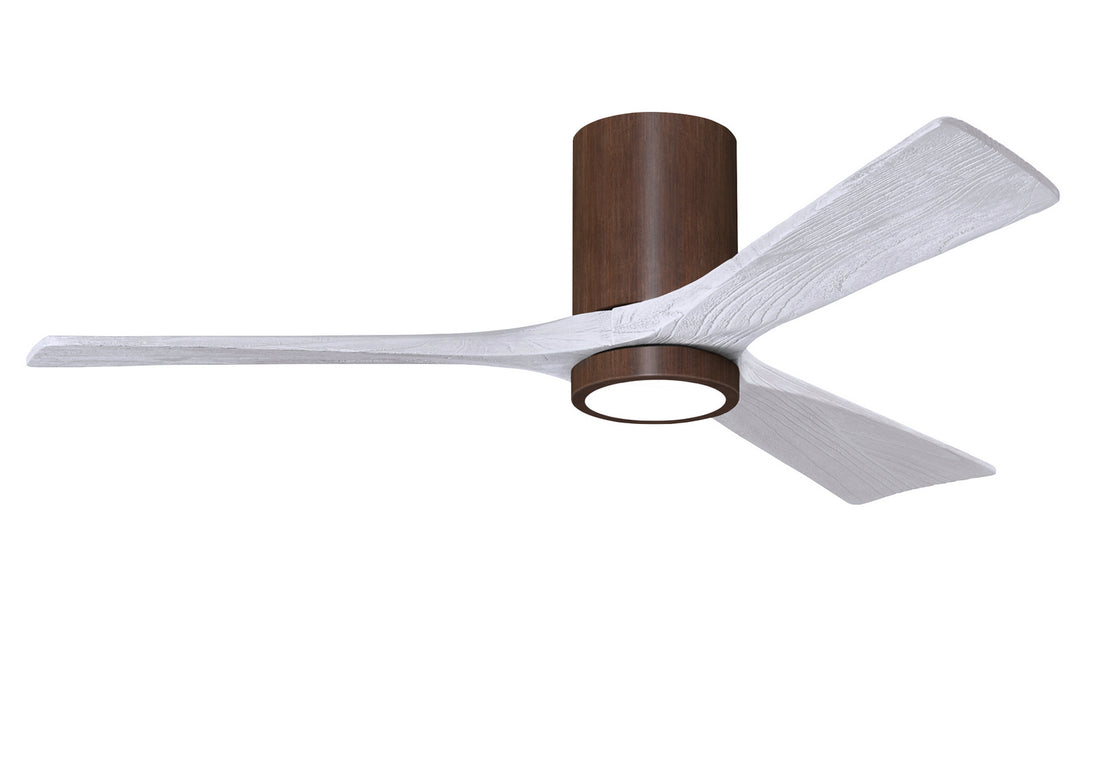 Matthews Fan Company - IR3HLK-WN-MWH-52 - 52"Ceiling Fan - Irene - Walnut Tone