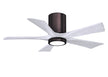 Matthews Fan Company - IR5HLK-BB-MWH-42 - 42"Ceiling Fan - Irene - Brushed Bronze