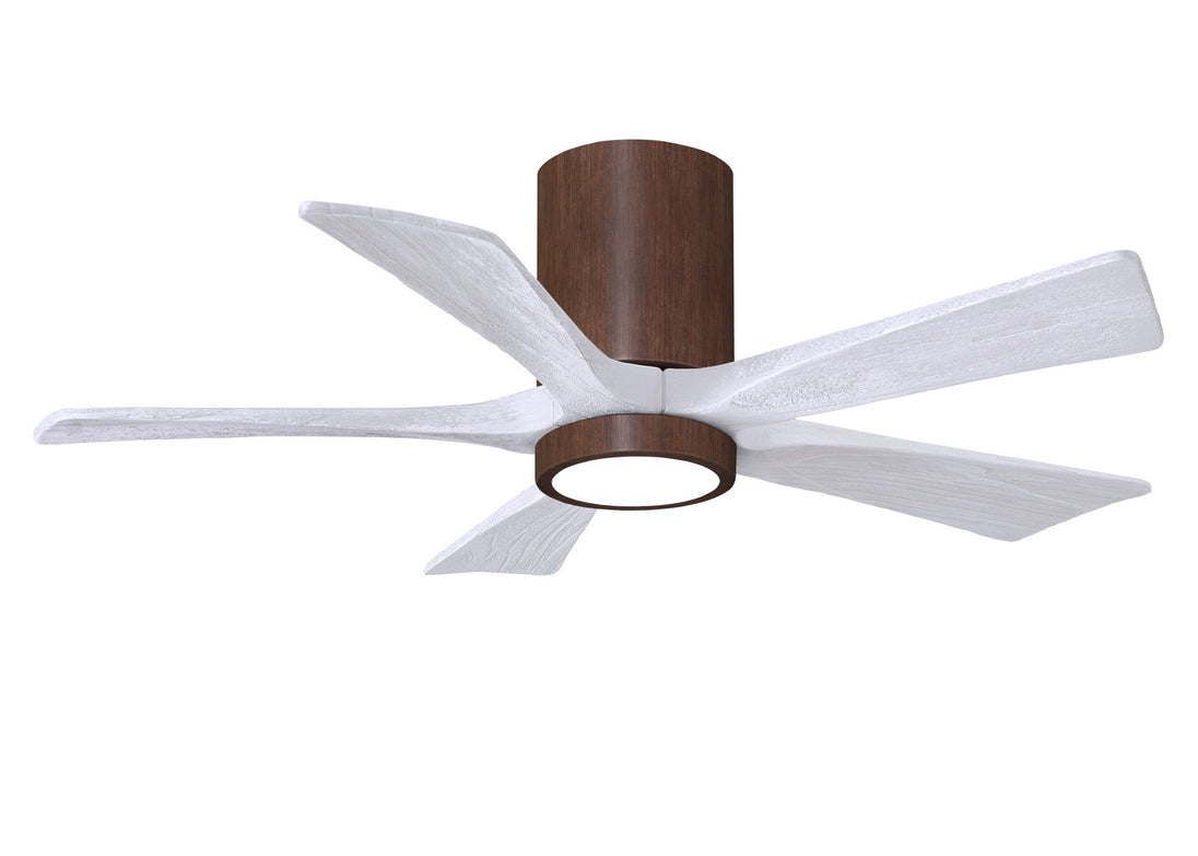 Matthews Fan Company - IR5HLK-WN-MWH-42 - 42"Ceiling Fan - Irene - Walnut Tone