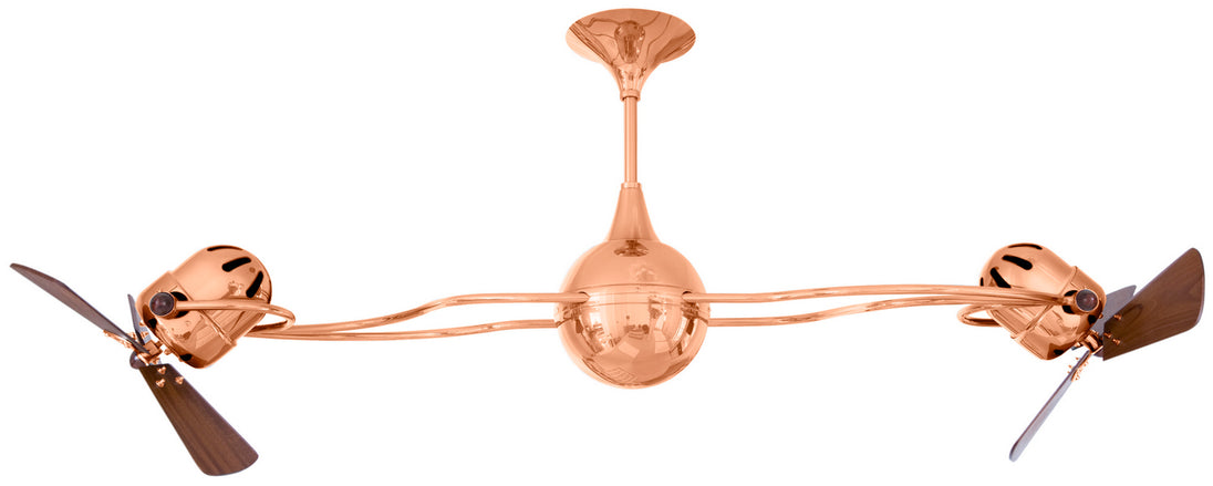 Matthews Fan Company - IV-CP-WD - 53"Ceiling Fan - Italo Ventania - Polished Copper