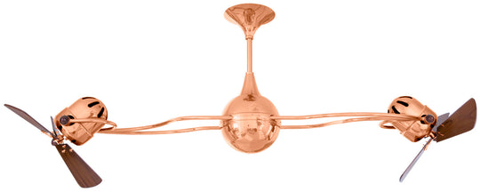 Matthews Fan Company - IV-CP-WD - 53"Ceiling Fan - Italo Ventania - Polished Copper