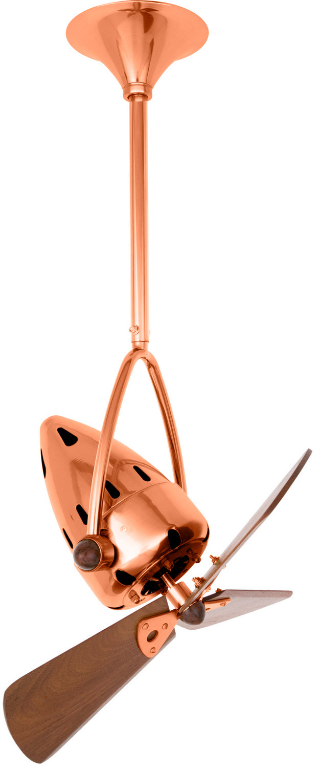 Matthews Fan Company - JD-BRCP-WD - 16"Ceiling Fan - Jarold Direcional - Brushed Copper