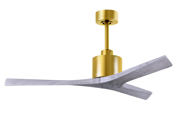 Matthews Fan Company - MW-BRBR-BW-52 - 52"Ceiling Fan - Mollywood - Brushed Brass