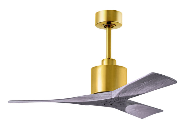 Matthews Fan Company - NK-BRBR-BW-42 - 42"Ceiling Fan - Nan - Brushed Brass