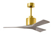 Matthews Fan Company - NK-BRBR-GA-42 - 42"Ceiling Fan - Nan - Brushed Brass