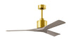 Matthews Fan Company - NK-BRBR-GA-52 - 52"Ceiling Fan - Nan - Brushed Brass