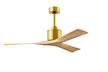 Matthews Fan Company - NK-BRBR-LM-52 - 52"Ceiling Fan - Nan - Brushed Brass